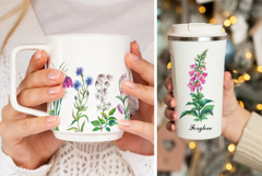 Native British wildflower watercolor Product Image 8