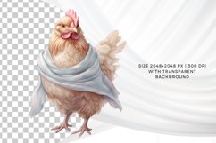 Pastel Christmas Farmhouse Clipart, Farm Christmas 20 Png Product Image 2