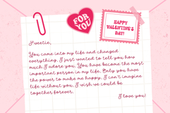 Cherry Kiss is a charming Valentine-themed duo font Product Image 7