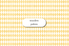 Yellow Harlequin Diamond Seamless Pattern Vintage Texture Product Image 1