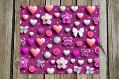 Valentine Inscription | 8 purple Skinny tumbler designs Product Image 7
