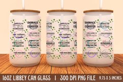 Motivational 16oz Can Glass Wrap, Libbey Can Wrap Product Image 1