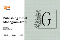 Publishing Initial Monogram Art Product Image 1