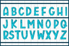 8 Winter Alphabets Bundle, Decorative ABC Sublimation Files Product Image 9