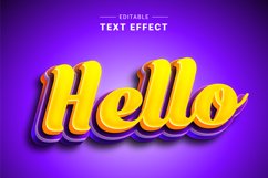 Editable Text Effect for Illustrator. Vector Graphic styles Product Image 1