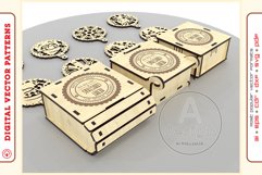 Christmas decorations v1 - laser cut file - Glowforge ready Product Image 7