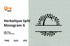 Herbalique Split Monogram Product Image 1