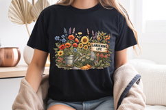 Gardening Life PNG, Vintage Floral Garden Sublimation Design Product Image 7