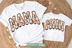 Mama PNG | Mini PNG | Halloween PNG | Fall Sublimation Product Image 1