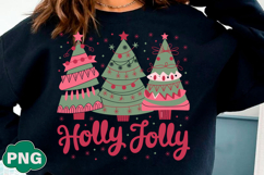 Christmas Tree Holly Jolly Png, Product Image 3