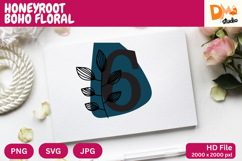 Honeyroot Boho Floral Monogram Product Image 1