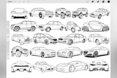 120 Procreate Cars Stamp Brushes Product Image 3
