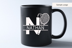 Tennis Monogram SVG Bundle A Z Alphabet Letters Product Image 7