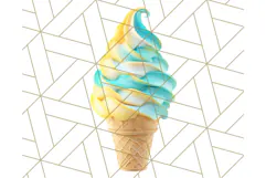 Sky Blue and Sunshine Yellow Summer Clipart PNG, Tropical Product Image 3
