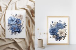 Winter Flowers Watercolor Clipart Bundle | Flower png Product Image 7