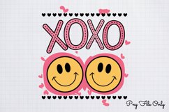 Xoxo PNG PNG, Retro Valentine Sublimation PNG Product Image 1