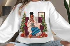 Christmas motivational women png design for T-shirts Product Image 4