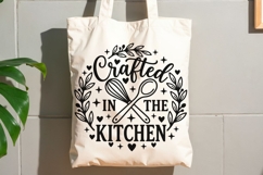 Crafted In The Kitchen Svg, Farmhouse Kitchen Svg. Product Image 8
