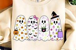 Spooky Ghost Friends Halloween PNG, Halloween PNG, Boo PNG Product Image 1