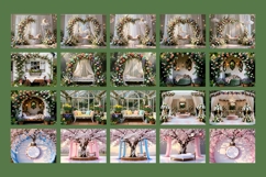 41 Flower Arch Digital Backdrops Product Image 7
