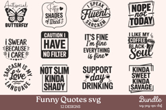 Funny Quotes SVG PNG Product Image 1