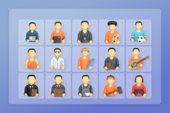 Occupation Avatar 3D Icon Pack Product Image 7