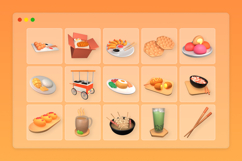 Asian Street Food 3D Icon Pack Product Image 7