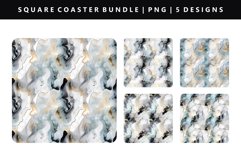 Alcohol Ink Square Coaster Design | Square Coaster PNG Product Image 1
