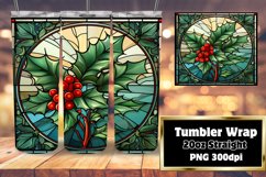 Stained Glass Holiday Tumbler Graphics Product Image 1
