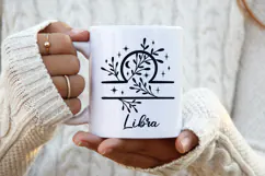 Libra Zodiac Sign SVG. Horoscope Symbol Laser Cut File. Product Image 2