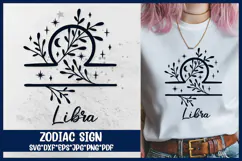 Libra Zodiac Sign SVG. Horoscope Symbol Laser Cut File. Product Image 1