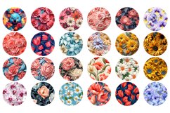 Round Wind Spinner Sublimation Bundle | Wind Spinner PNG Product Image 7