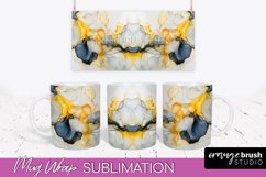 Marble Mug Wrap - 3D Marble Texture Mug Sublimation Design Product Image 1
