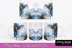 Marble Mug Wrap - 3D Marble Texture Mug Sublimation Design Product Image 1