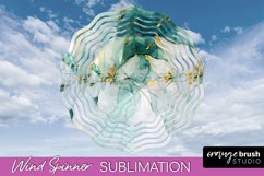 Marble Wind Spinner - Marble Texture Spinner Sublimation Product Image 1