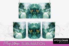 Marble Mug Wrap - 3D Marble Texture Mug Sublimation Design Product Image 1