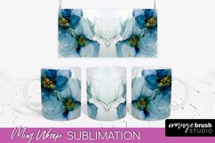 Marble Mug Wrap - 3D Marble Texture Mug Sublimation Design Product Image 1