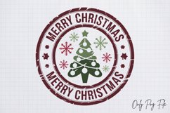 Christmas Post Stamps Merry christmas PNG Product Image 1