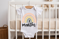 7 Months SVG | Baby Milestone SVG | Baby SVG | Newborn SVG Product Image 2