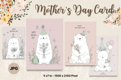 Mother&#039;s Day Card Happy MOM flower Printable Gift Card_7 Product Image 1