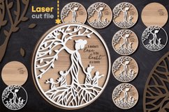 Mother Tree Bundle SVG laser cut files for Glowforge Product Image 1