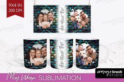 Animal Print Photo Mug Wrap PNG - Wild Animal Picture Frame Product Image 1