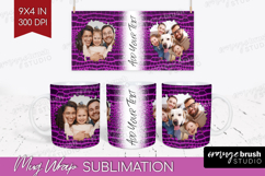 Animal Print Photo Mug Wrap PNG - Wild Animal Picture Frame Product Image 1