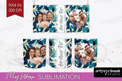 Eucalyptus Photo Mug Wrap PNG - Botanical Picture Frame Mug Product Image 1