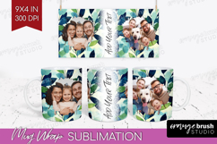 Eucalyptus Photo Mug Wrap PNG - Botanical Picture Frame Mug Product Image 1