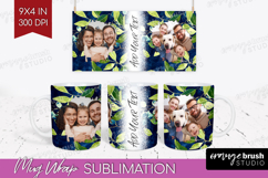 Eucalyptus Photo Mug Wrap PNG - Botanical Picture Frame Mug Product Image 1