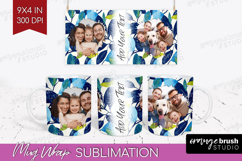 Eucalyptus Photo Mug Wrap PNG - Botanical Picture Frame Mug Product Image 1