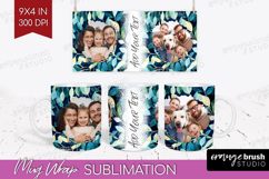 Eucalyptus Photo Mug Wrap PNG - Botanical Picture Frame Mug Product Image 1