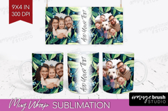 Eucalyptus Photo Mug Wrap PNG - Botanical Picture Frame Mug Product Image 1