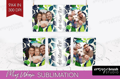 Eucalyptus Photo Mug Wrap PNG - Botanical Picture Frame Mug Product Image 1